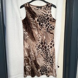 Effortless Style by citiknits brown sleeveless dress size small